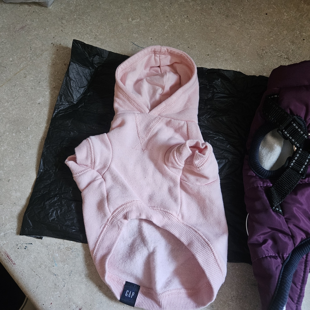 GAP Pink Dog Clothing Soft Lightweight Apparel and Purple Vest With Straps